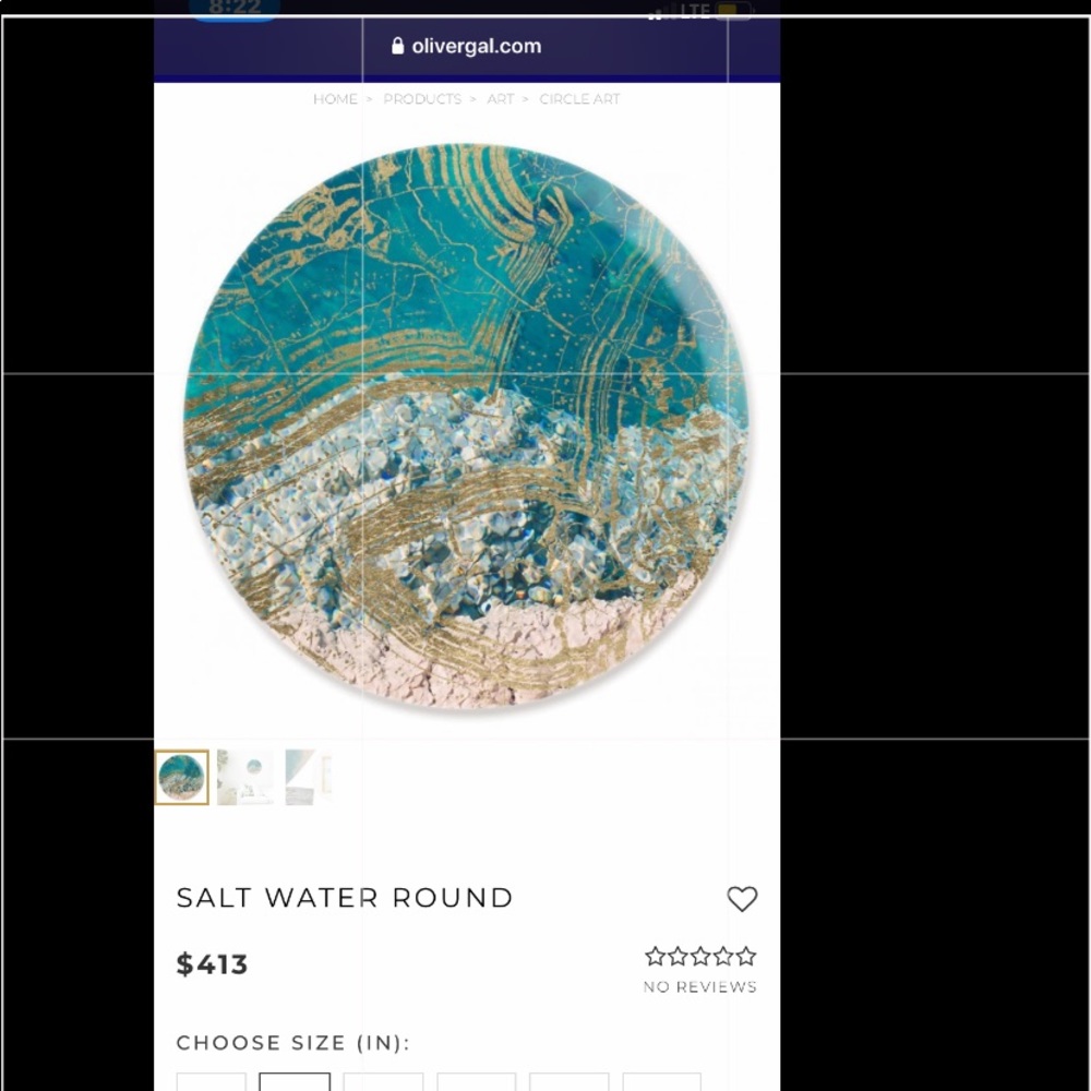 Oliver Gal Circular Painting